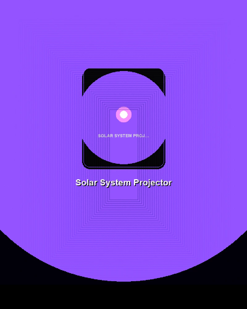 Solar System Projector