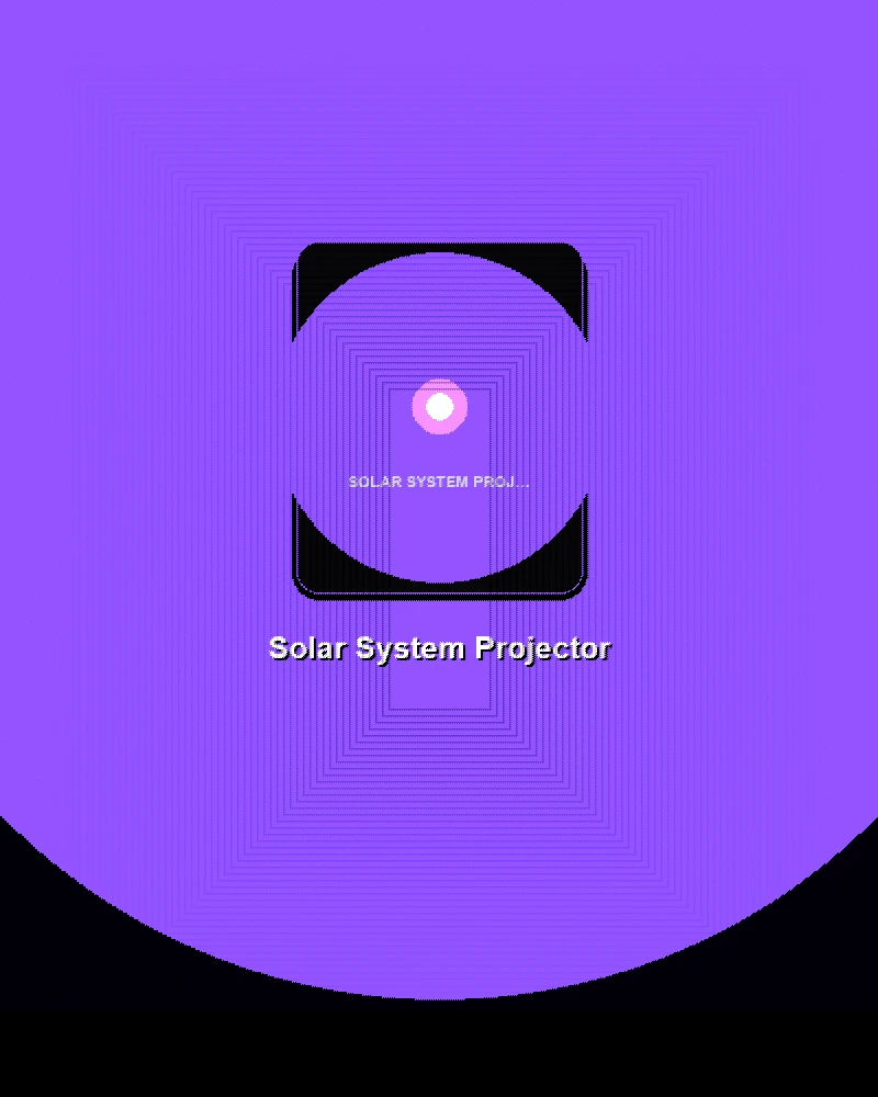 Solar System Projector 2