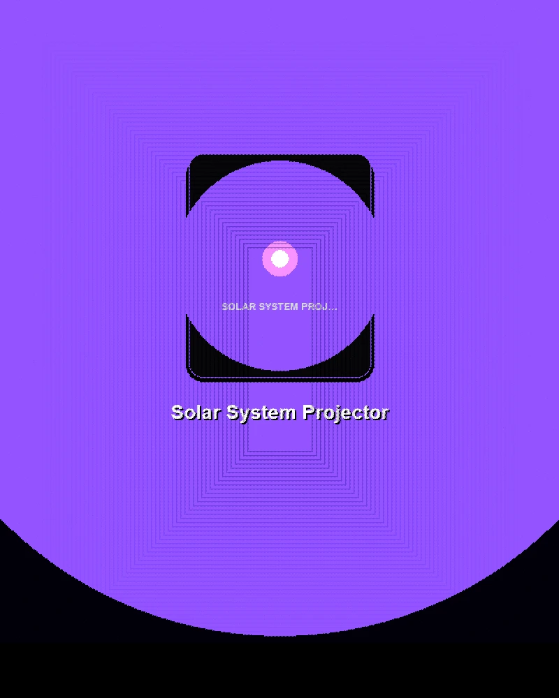 Solar System Projector 3